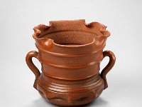Ame Ker 21  Ame Ker 21, Mexiko, Bundesstaat Jalisco, Guadalajara/Tonalá, Kolonialzeit, 17./18. Jahrhundert, Becher, búcaro, Ton, H 9,5 cm, Dm 10,5 cm : Museumsfoto: Claus Cordes, Bestandskatalog Ethnologie